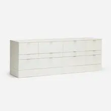 Custom cabinet from the Neisser Condominium by Stanley Tigerman and Margaret McCurry, 1997, corian, lacquered MDF and wood, aluminum, sold Jan 2019