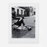 Roger Mayne, Goalie, Street Football, Brindley Rd., gelatin silver print