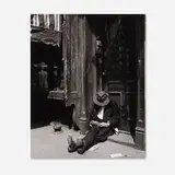 Erika Stone, Homeless Man in Doorway, gelatin silver print