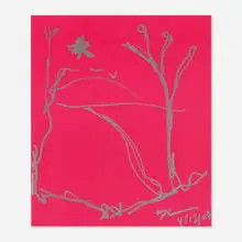 Untitled by Jeff Koons, 2009, marker on paper, sold Jan 2019