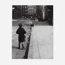 Joseph Schwartz, Game of Gutter Immies Marbles, c. 1935, vintage gelatin silver print