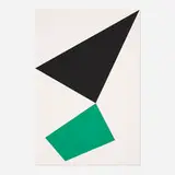Leon Polk Smith, Untitled (one work from the Werkubersich portfolio), 1984-87, screenprint on paper