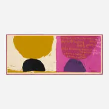 For Spring by Corita Kent, c. 1970, screenprint on paper, sold Jan 2019