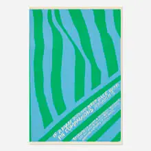 Thoreau by Corita Kent, 1971, screenprint on paper, sold Jan 2019