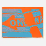 One Way by Corita Kent, 1967, screenprint on paper, sold Jan 2019