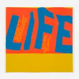 Life is a Complicated Business by Corita Kent, 1967, screenprint on paper, sold Jan 2019