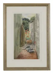 Neil Faulkner, Untitled, watercolour 54 x 29cm .