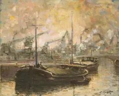 Robert Colot, Untitled, oil on board 49 x 60cm .