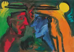 Rainer Fetting, Ohne Titel, 1983, Acryl auf Leinwand