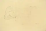 Liegende mit angewinkelten Armen by Gustav Klimt, 1917, Bleistift auf chamoisfarbenem Simili-Japan, sold May 2008