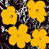 Andy Warhol, Flowers, 1964, Acryl und Serigraphie auf Leinwand