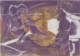 Sigmar Polke, Ohne Titel, 1974, Acryl und Goldbronze auf Papier