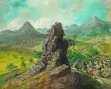Otto Dix, Landschaft im Böhmischen Mittelgebirge