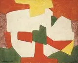Composition by Serge Poliakoff, 1969, Öl auf Leinwand, sold Nov 2011