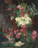 Max Beckmann, Stilleben mit roten Rosen, 1914, Öl auf Leinwand