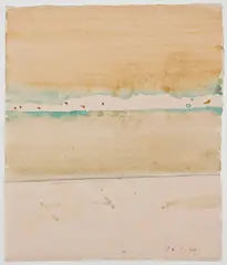 Michal Ranný, Sea I, 1971, Watercolour, paper