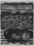 Michal Ranný, Sea II, 1977, Ink, watercolour, paper
