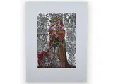 Zdeněk Mézl, Shakespeare - As You Like It, 1984, Coloured woodcut