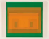 I-S Va 6 (from Six Variants) by Josef Albers, 1969, Color screenprint on Arches wove paper, sold Sep 2018