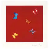 She Walks in Beauty (from Love Poems) by Damien Hirst, 2014, Photogravure and etching with lithographic overlay on 400 gsm Velin Arches paper, sold Sep 2018