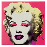 Andy Warhol, Marilyn (Castelli Graphics Invitation), 1981, Offset lithograph on paper