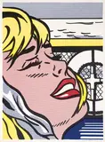 Roy Lichtenstein, Shipboard Girl, 1965, Offset lithograph on white wove paper
