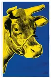 Cow by Andy Warhol, 1971, Screenprint on wallpaper, sold Sep 2018