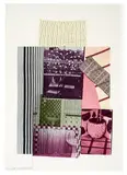 Robert Rauschenberg, Pre-Morocco (from Eight by Eight to Celebrate the Temporary Contemporary), 11-color lithograph on Rives BFK paper