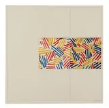 Jasper Johns, #3 (after 'Untitled 1975'), 1976, 11-color lithograph on Rives BFK newsprint gray paper