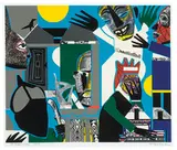 Romare Bearden, Sorcerer's Village, 1976, Screenprint and lithograph on paper