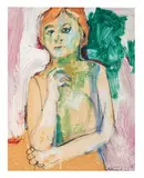 Theophilus Brown, Untitled (Figure), 1961, Oil on illustration board