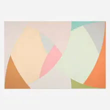 Blue Florida by Walter Darby Bannard, 1966, alkyd resin on canvas, sold Mar 2024