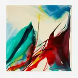 Paul Jenkins, Phenomena Nearing Nara, 1966, oil on canvas