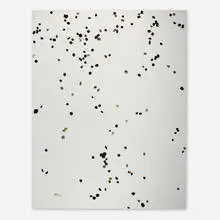 Adam McEwen, Krefeld, 2006, acrylic and chewing gum on canvas