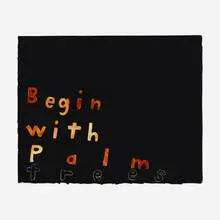 Roni Horn, Begin with Palm Trees, 1993, gouache, watercolor, gum arabic on paper