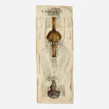 Laden with Night by Lenore Tawney, 1968, collage, sold Mar 2024