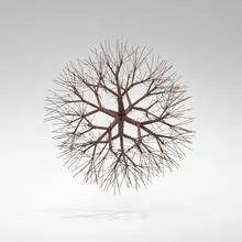 Ruth Asawa, Untitled (Tied-Wire), c. 1975, tied steel wire