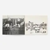 Keith Haring, Stedelijk Museum exhibition catalog with drawing, 1986, ink on printed paper