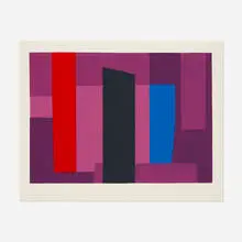 Josef Zenk, Night Places, screenprint in colors