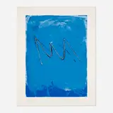 Adja Yunkers, Mirage, 1977, screenprint in colors with rope