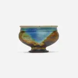Francesca Mascitti-Lindh, Footed bowl, c. 1960, glazed stoneware