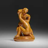 Jens Jacob Bregnø, Figural group, c. 1930, glazed stoneware