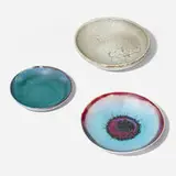 Toini Muona, Collection of three bowls, c. 1950, glazed porcelain