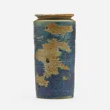 Vase by Raija Tuumi for Arabia, c. 1960, glazed stoneware, sold Mar 2024