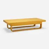 Coffee table by Alvar Aalto, c. 1950, stained birch, sold Mar 2024