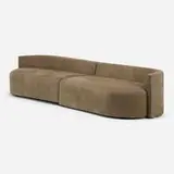 Christophe Delcourt, NOS Sofa, c. 2015, suede leather