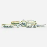 Hermès for Limoges, Toucan dinnerware, c. 2000, transfer-printed glazed porcelain