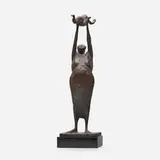 Otto Waldemar, Mother and Child, patinated bronze