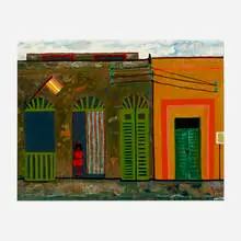 Francisco Matto, Untitled, oil on board
