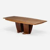 Michael Elkan, Dining table, c. 2000, bubinga, rosewood